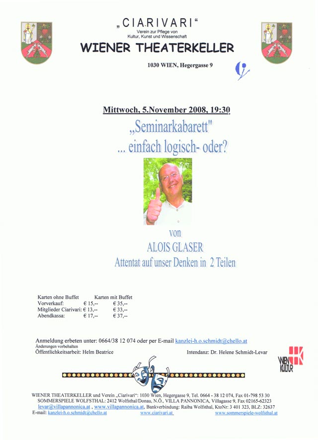 Seminarkabarett Glaser